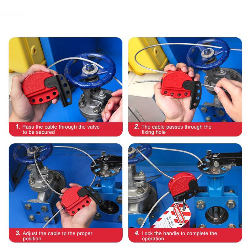 EP-L11 Adjustable cable lockouts four lock holes