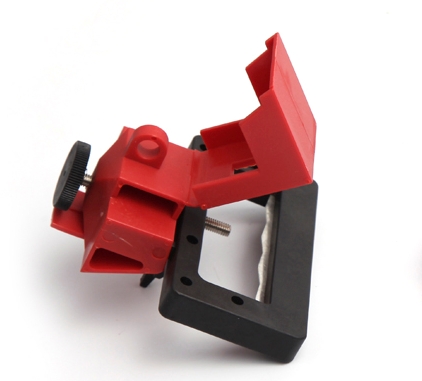 EP-D13 Glass-filled impact-modified nylon oversized clamp-on electrical equipment lockouts