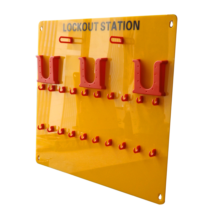 EP-S61 20pcs padlocks high-quanlity organic glass lockout stations