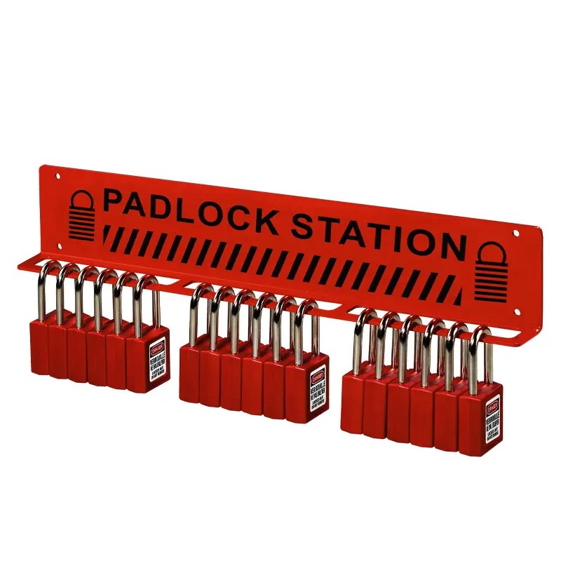 EP-B31~EP-B34 Carbon steel lockout stations to place padlocks