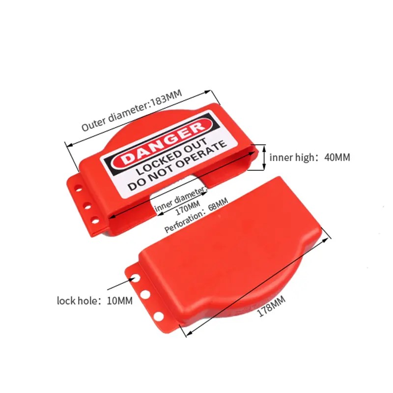 EP-8241 One padlock adjusted valve lockouts