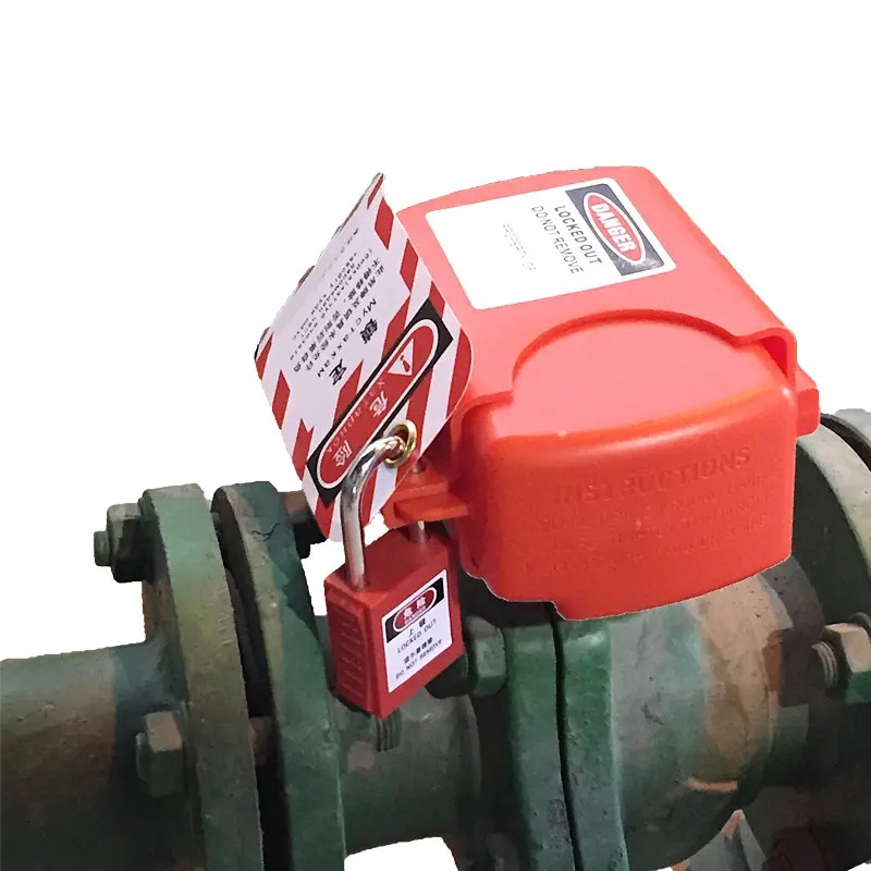 EP-F08 Polypropylene PP valve lockouts for flange ball valve