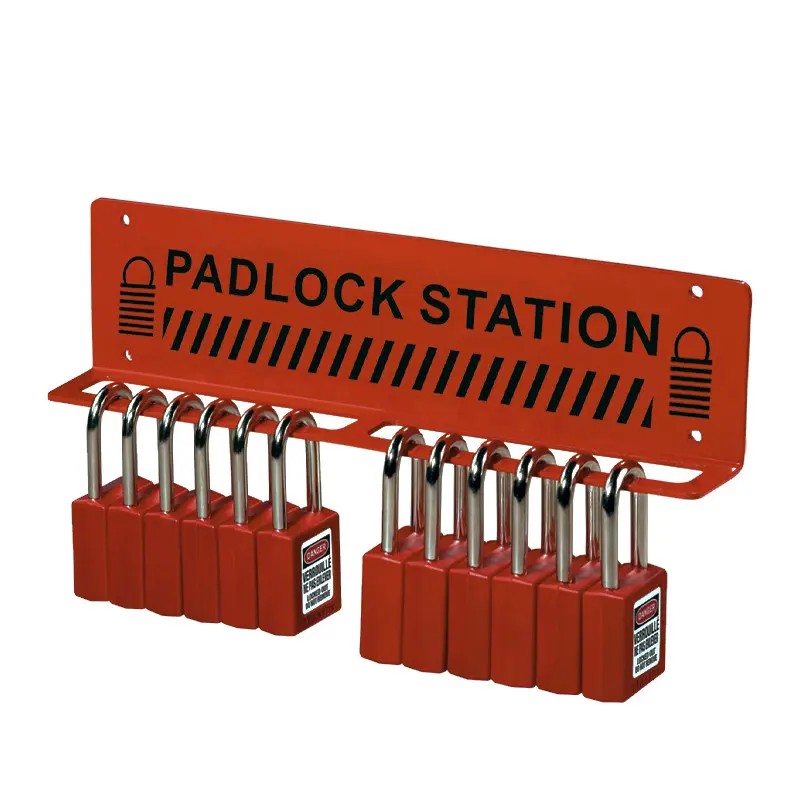 EP-B31~EP-B34 Carbon steel lockout stations to place padlocks