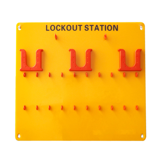 EP-S61 20pcs padlocks high-quanlity organic glass lockout stations