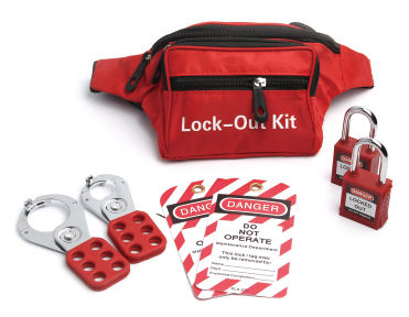 EP-8771C Lockout tagout kits with padlock tool waist pack