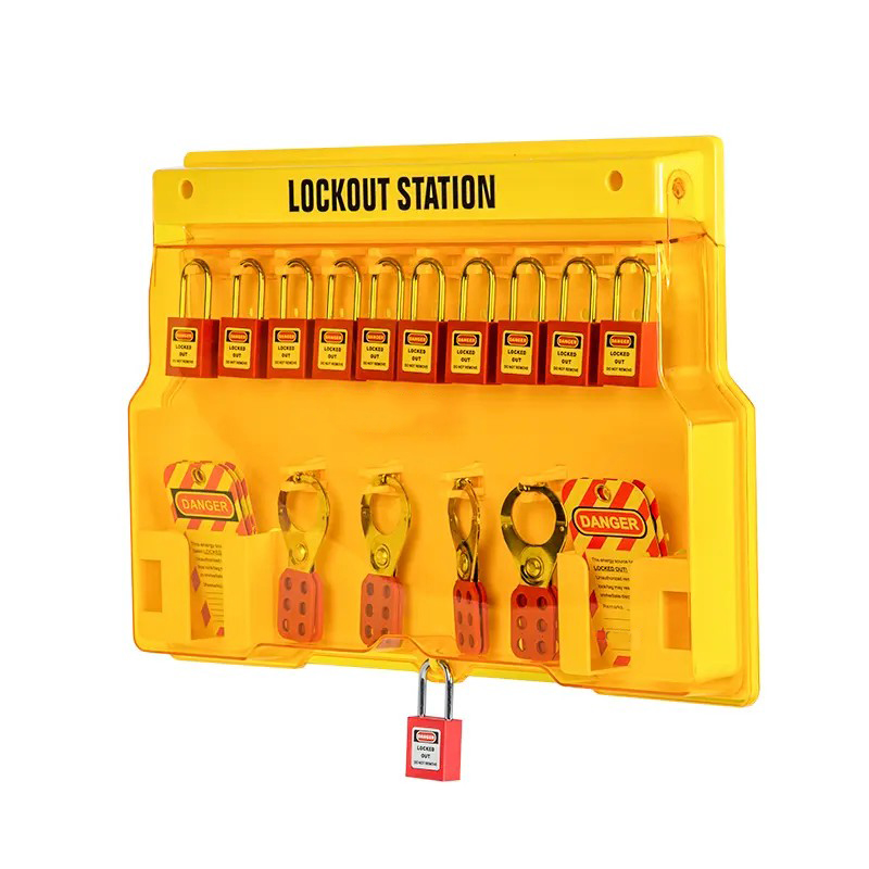 EP-B102 One-piece design 10 padlock positions lockout stations