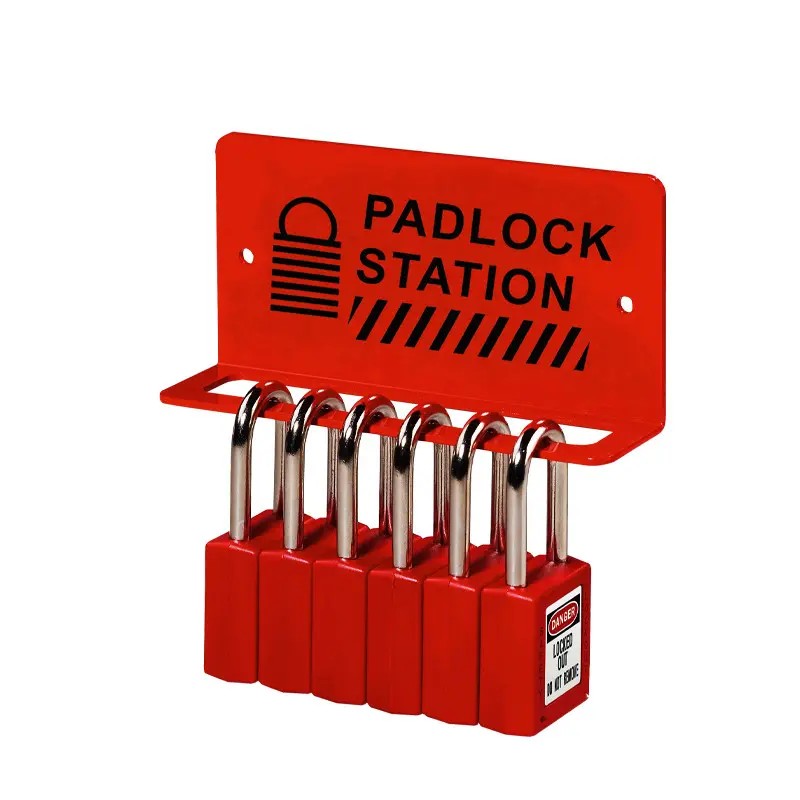 EP-B31~EP-B34 Carbon steel lockout stations to place padlocks
