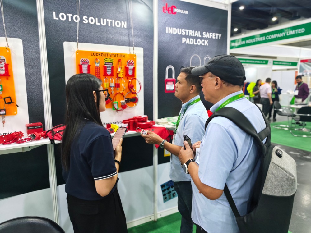 ELECPOPULAR SAFETY Shines at CIOSH Thailand 2025, Showcasing Premium Lockout Solutions