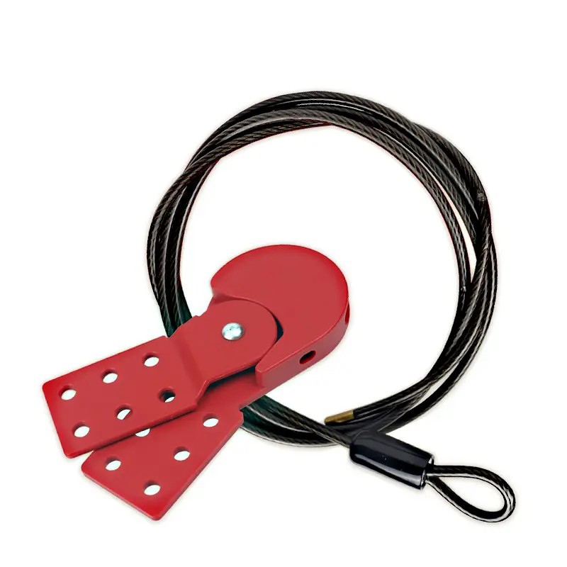EP-L62 8 safety padlocks stainless steel cable lockouts